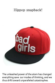 BAD GIRLS, 배드걸스 스냅백 힙합모자